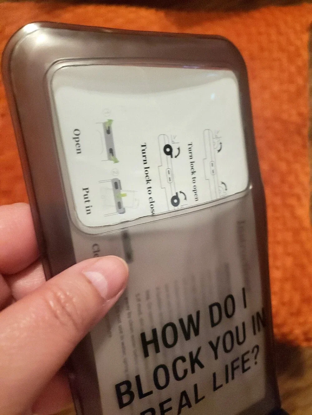 How Do I Block You Waterproof Case